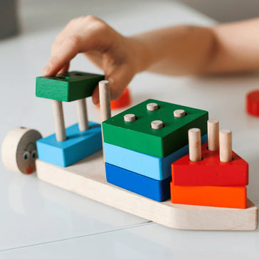 Wooden toys as a tool for the development of a child's creativity and imagination