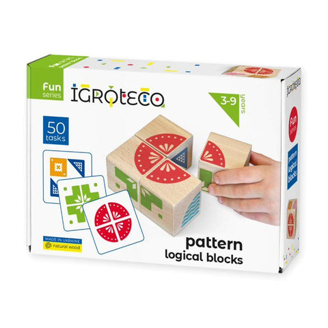 Wooden blocks "Create a pattern"