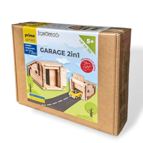 Constructor wooden Garage 2 in 1