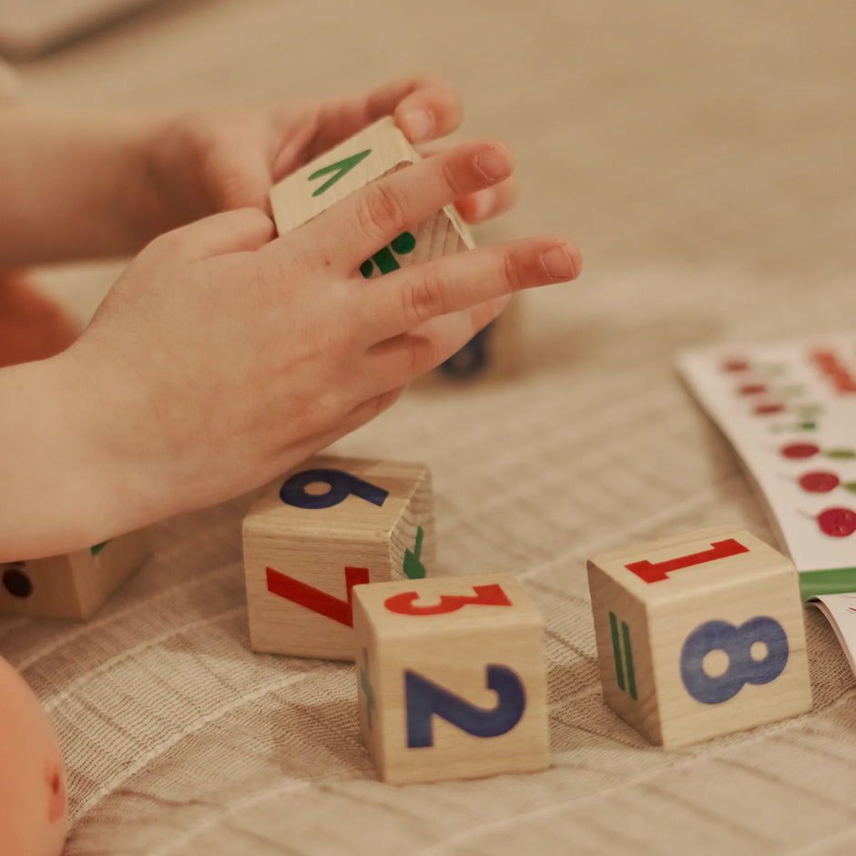 Math Cubes - Developmental Toy