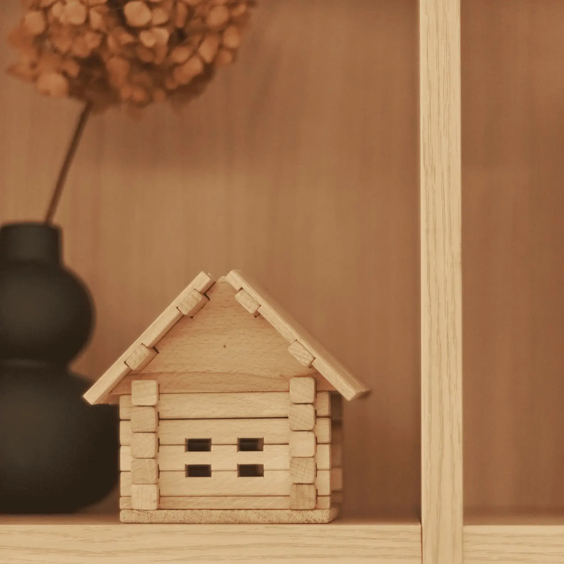 Wooden designer piggy bank