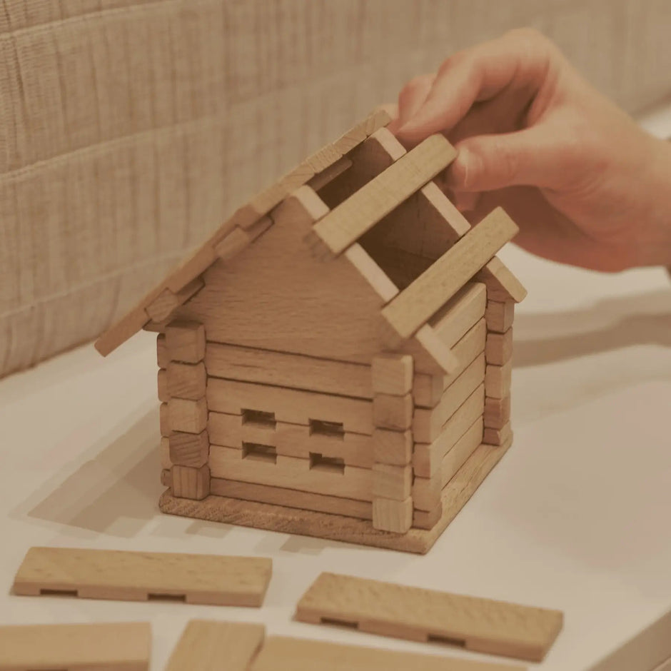 Wooden designer piggy bank