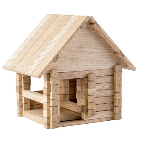 Constructor wooden country house 4 in 1