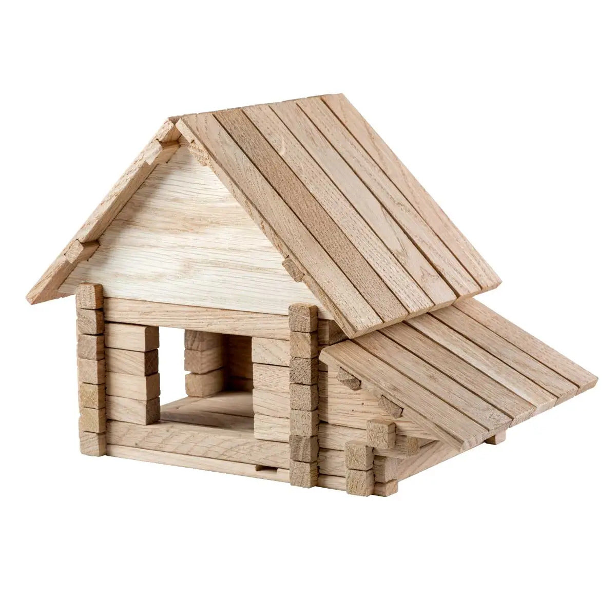 Constructor wooden country house 4 in 1