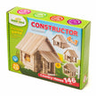 Constructor wooden country house 4 in 1