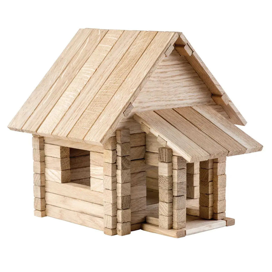 Constructor wooden country house 4 in 1