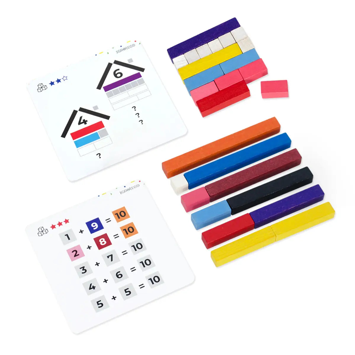 Cuisenaire Rods. Counting Set