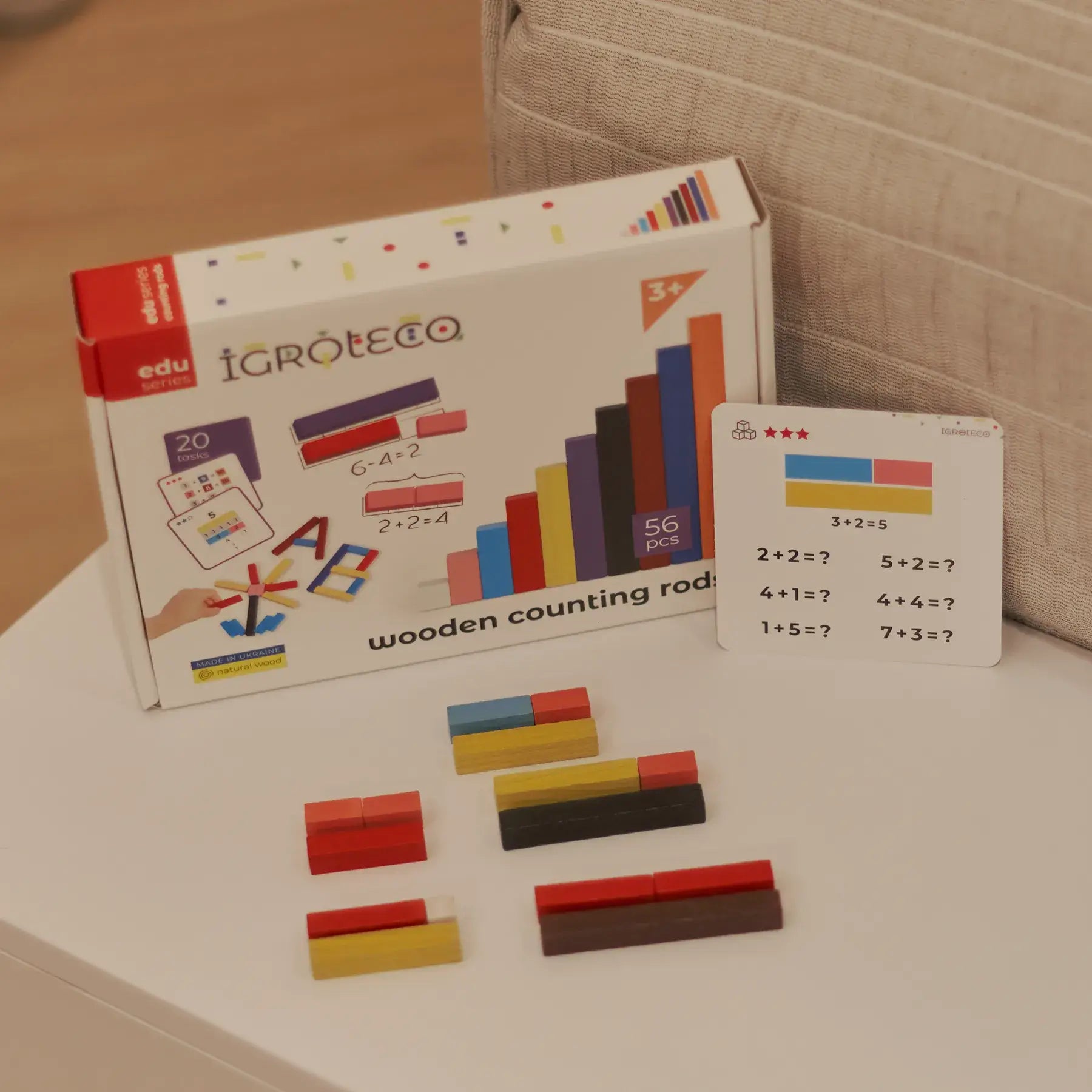 Cuisenaire Rods. Counting Set