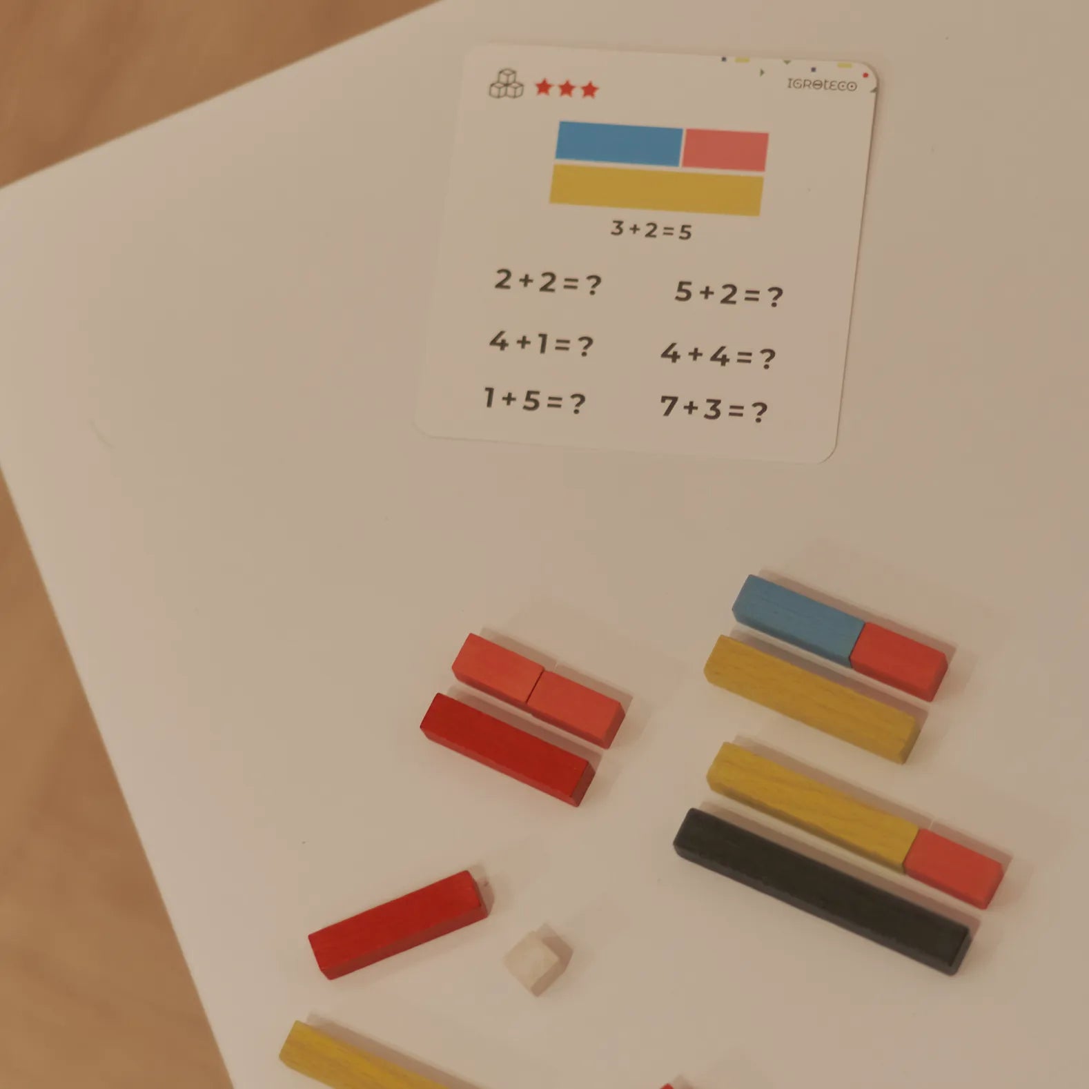 Cuisenaire Rods. Counting Set