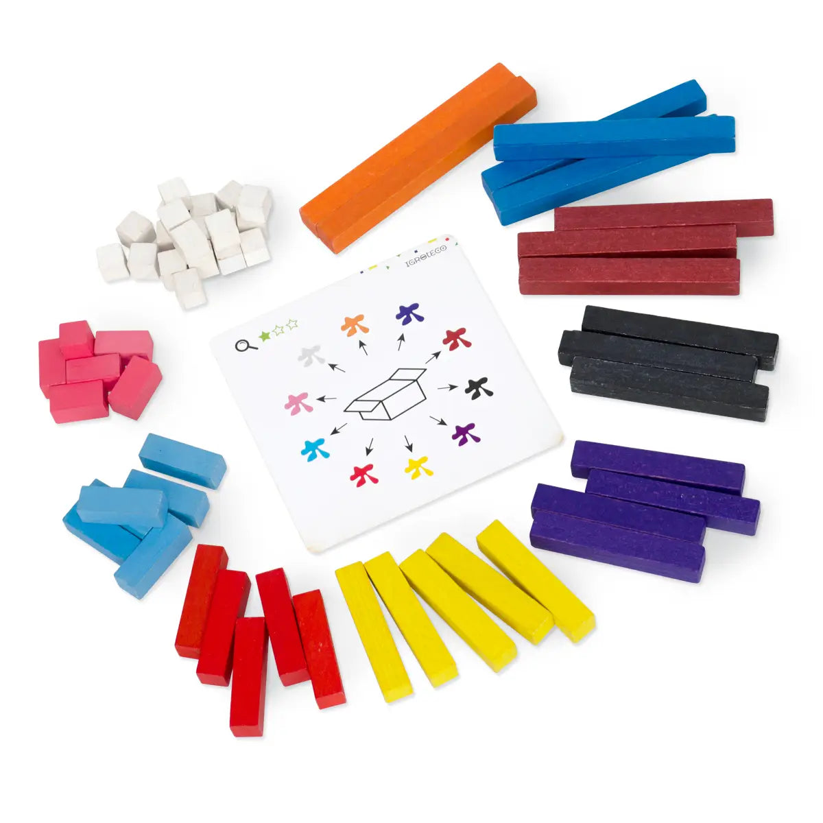 Cuisenaire Rods. Counting Set