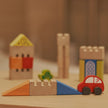 Constructor wooden Building blocks City