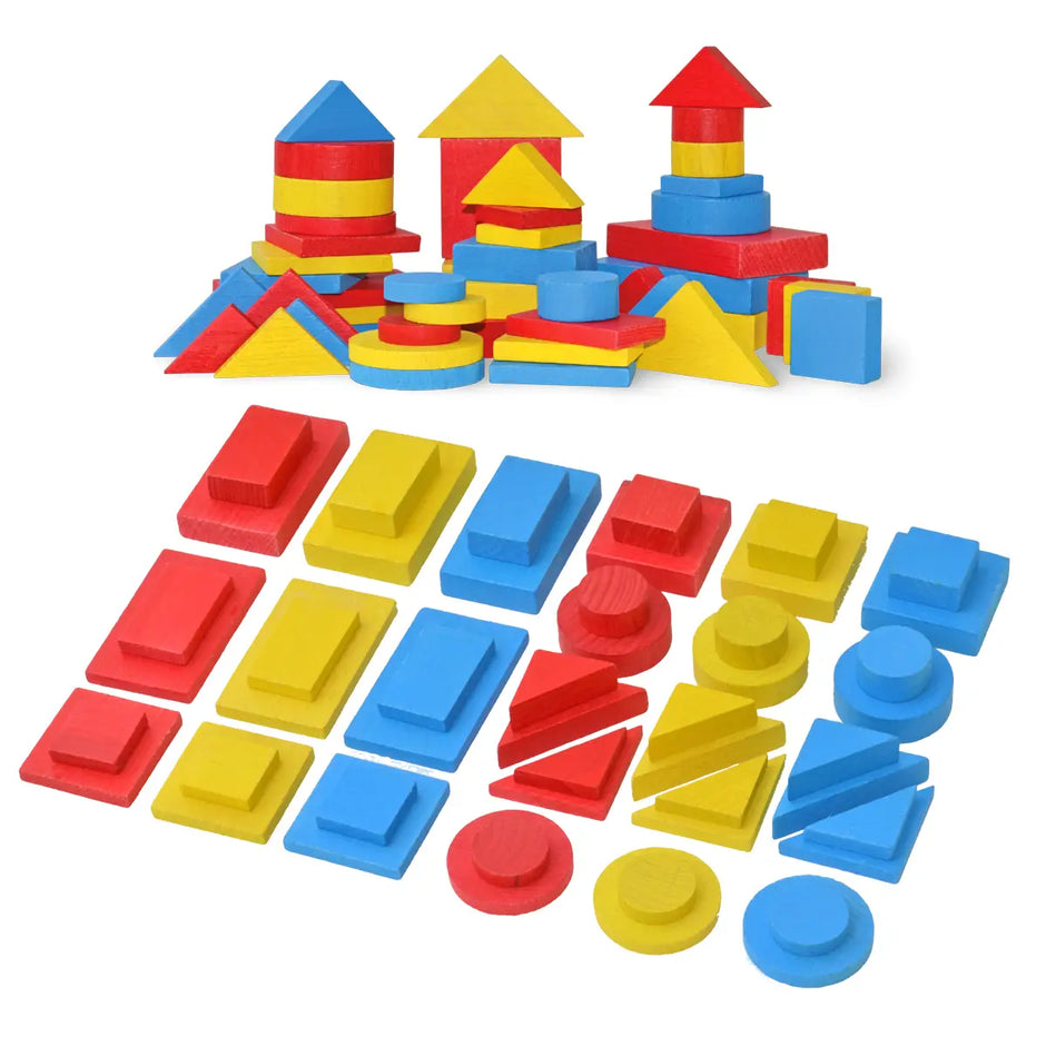 Dienes Logical Blocks 48 figures. Set with tasks