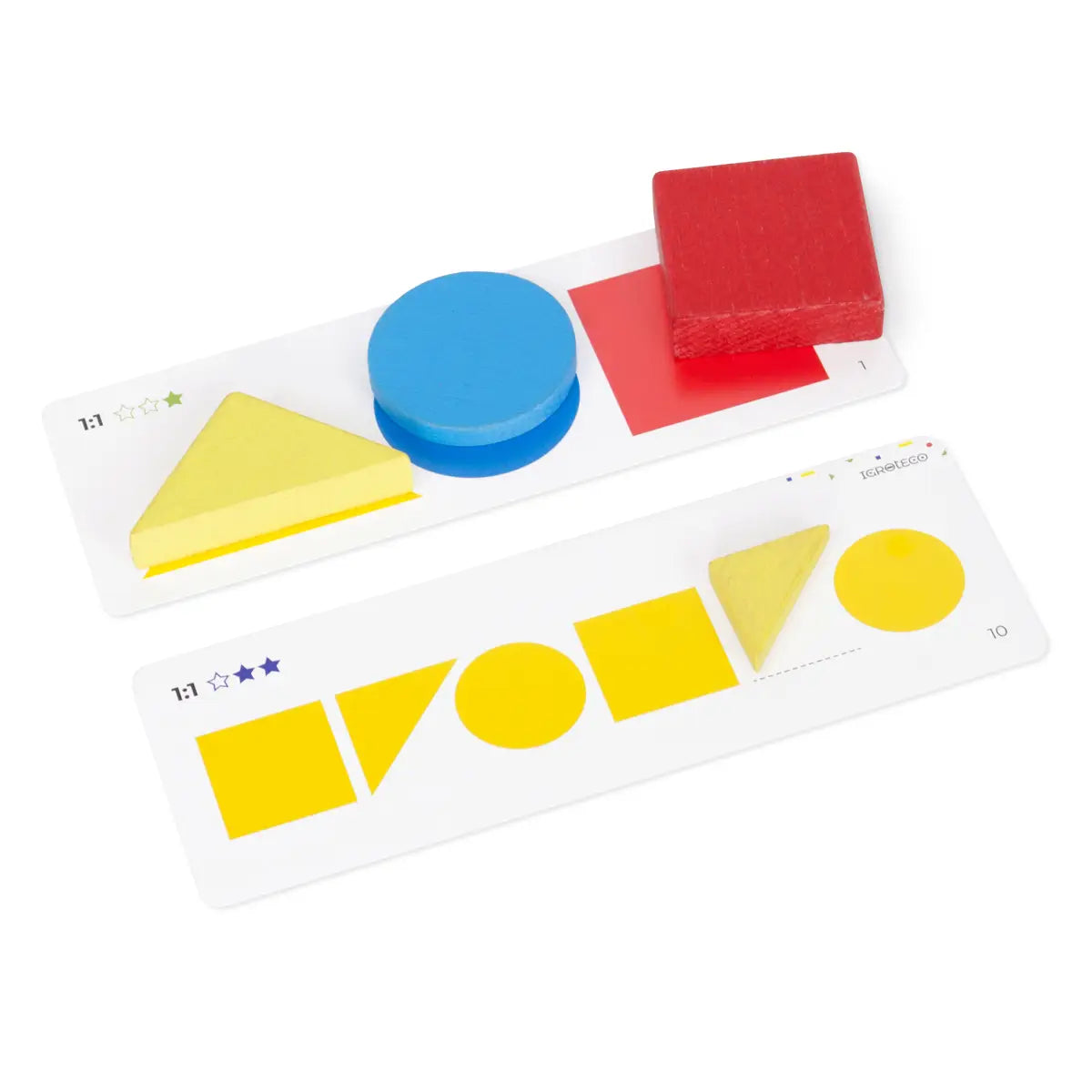 Dienes Logical Blocks 48 figures. Set with tasks
