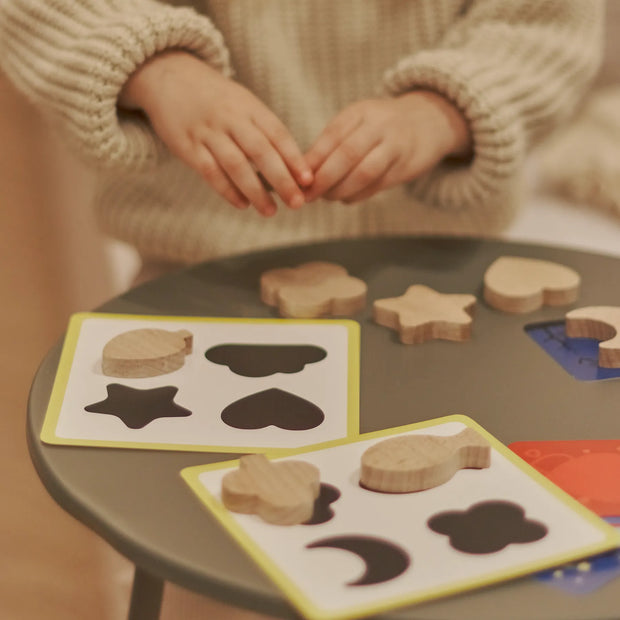 Educational game "Sensory Bag with Wooden Figures"