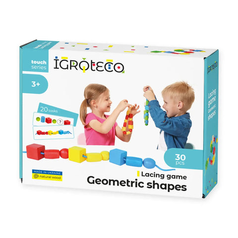 Developmental Toy Lacing for Toddlers "Geometry"