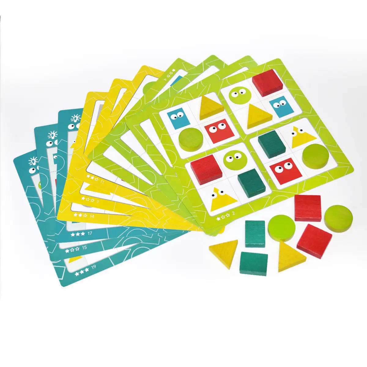 Logic game for children Sudoku Geometric shapes
