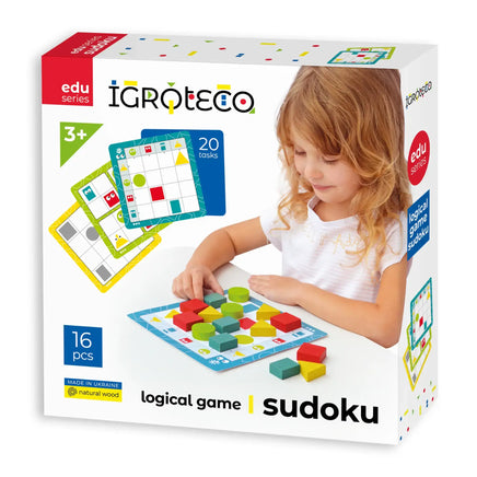 Logic game for children Sudoku Geometric shapes