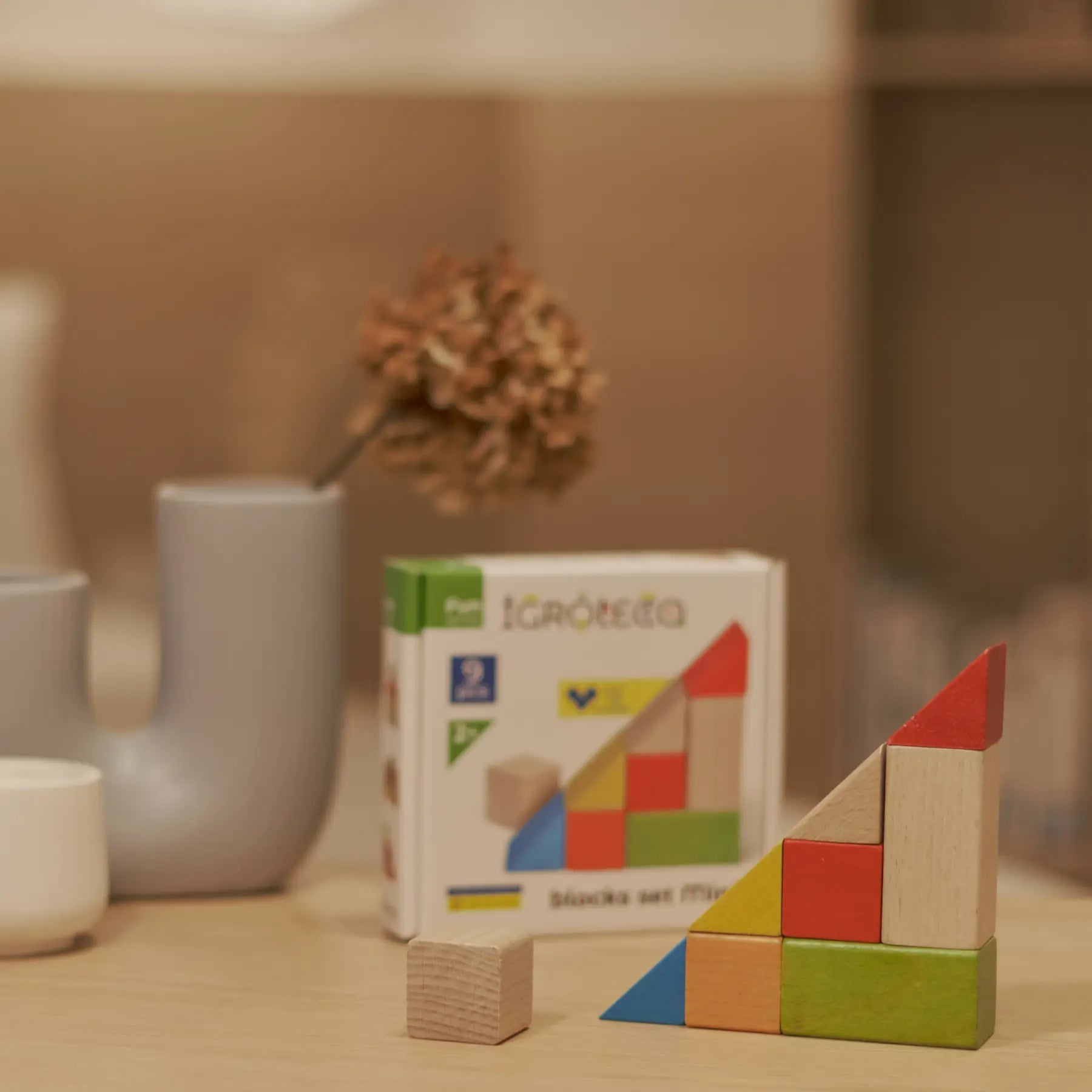 Developmental Wooden Blocks for Toddlers
