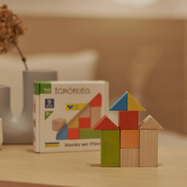 Developmental Wooden Blocks for Toddlers