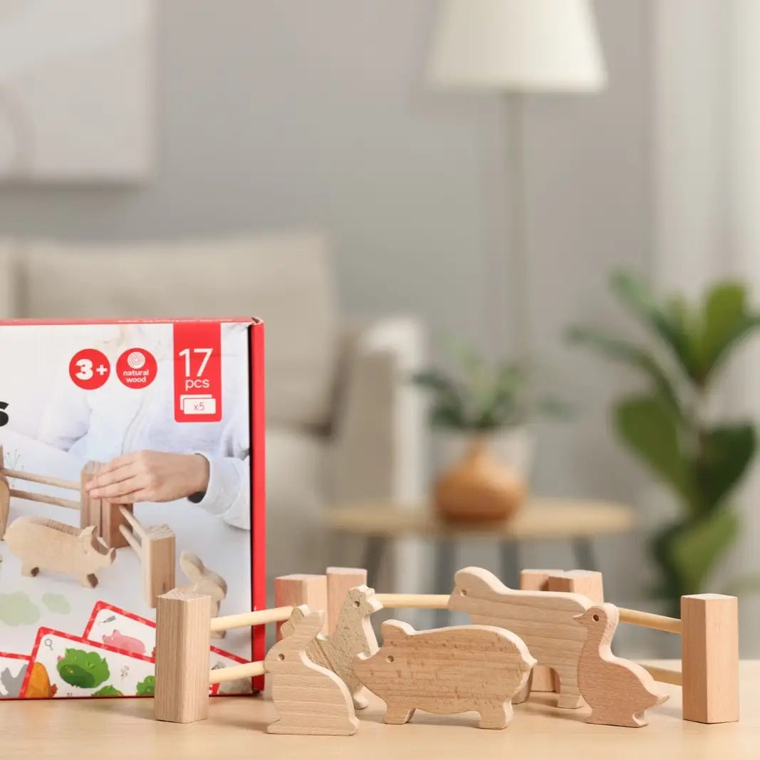 Set of wooden figures 