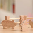Set of wooden figures 
